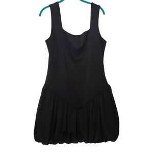 Grand Street Studios Elegant Black Sleeveless Bubble Dress Size XL